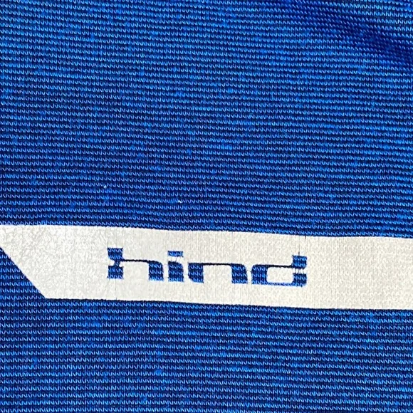 Hind 24/7 run Long sleeve three-quarter performance top blue black 3M large - Picture 4 of 14